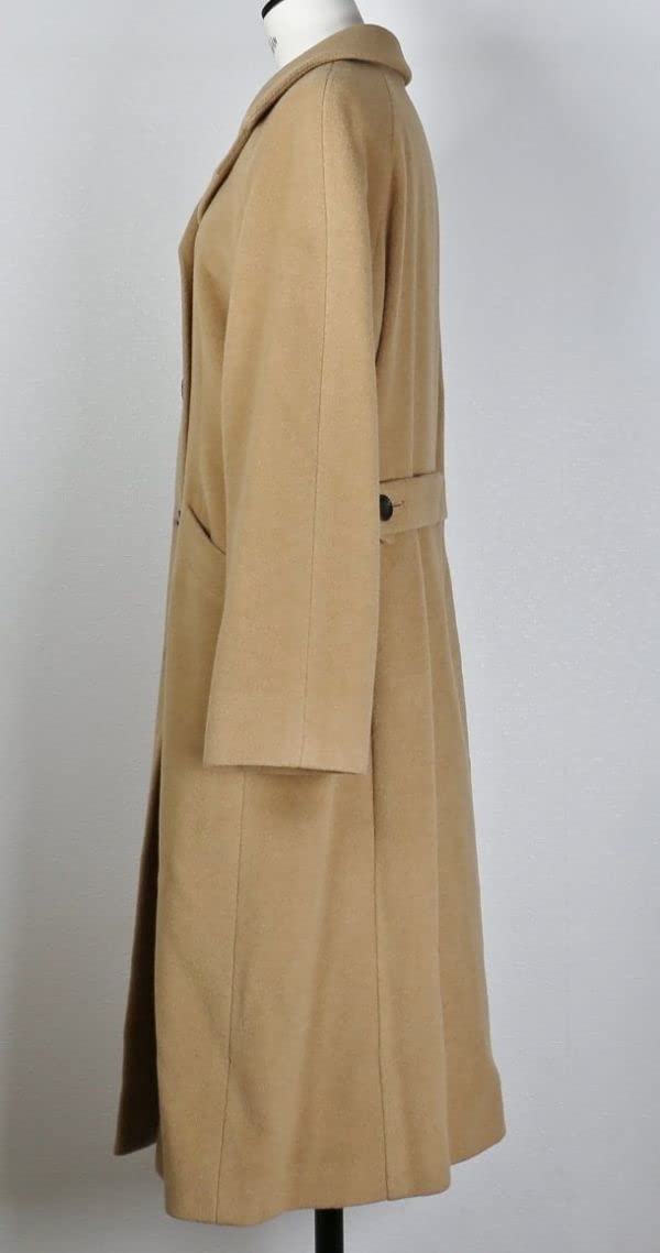 アクアスキュータム 　カシミア100%　ダブル ロングコート 　キャメル アクアスキュータム カシミア100%ダブル ロングコート キャメル